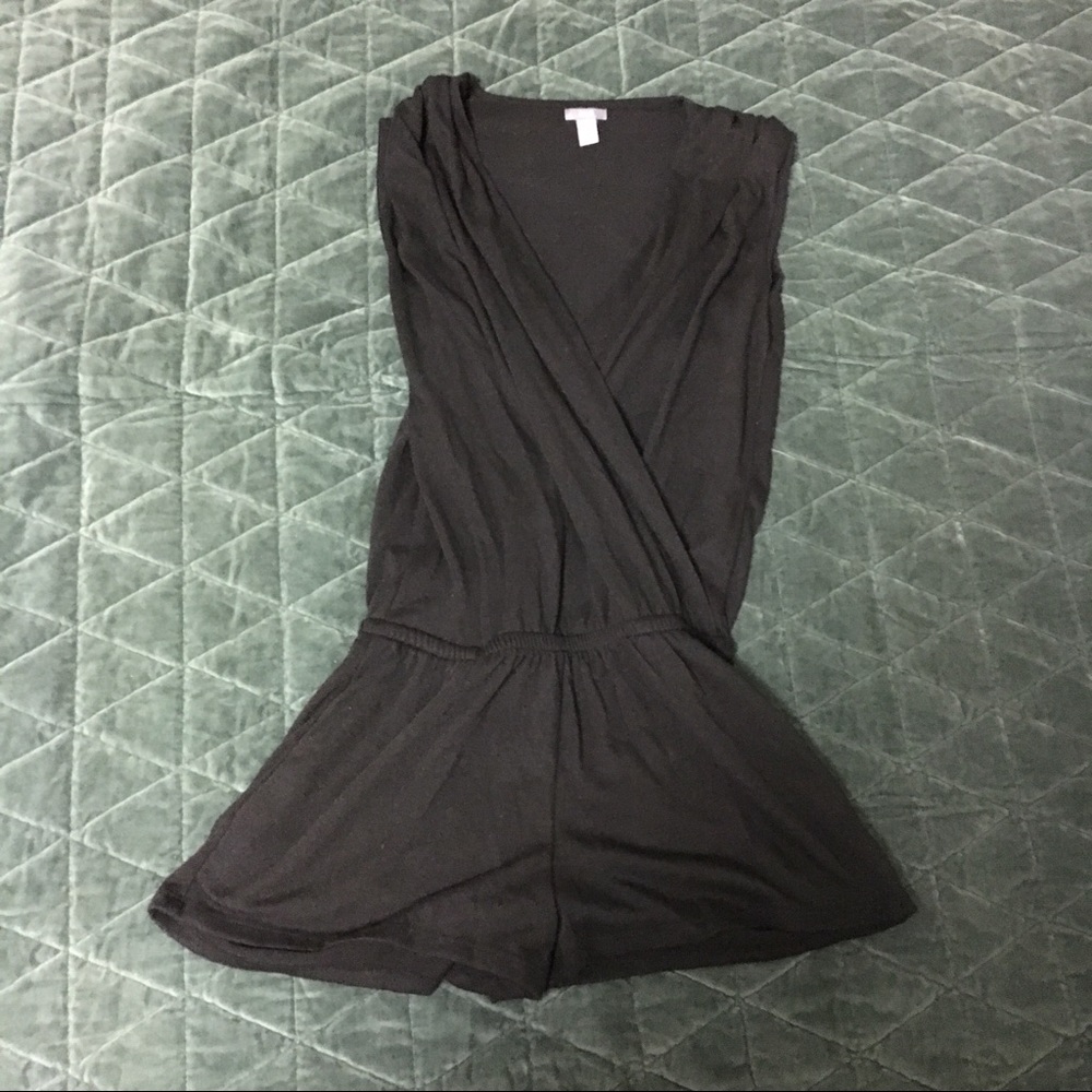 Aerie Black Stretchy Romper in Size XS